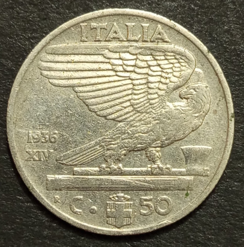 Centesimi impero 1936 - 50,