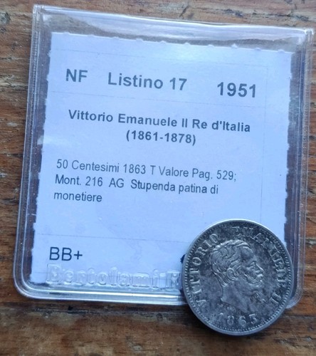 Regno italia centesimi - d’italia, 50