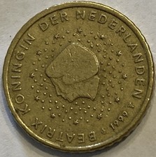 50 Centesimi 1999 Olanda Rara 