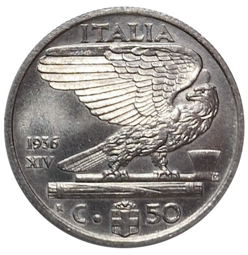 Regno italia 50 centesimi - d'italia,