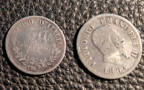 Centesimi argento 1863 - centesimi,