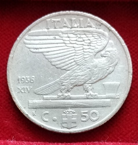 Moneta regno iii 50 - regno, v.e.iii