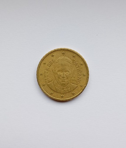 Euro moneta vaticano - moneta,