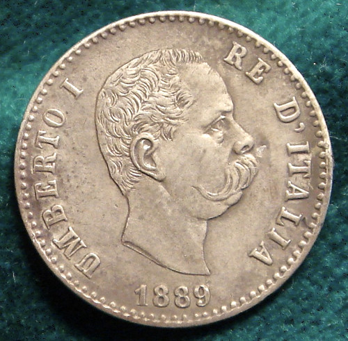 Regno umberto 50 centesimi - i°,
