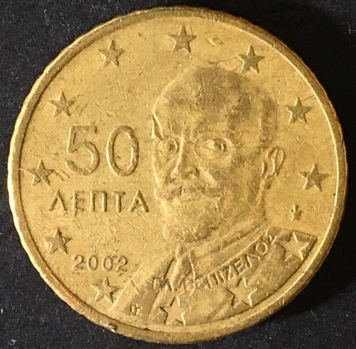 Moneta centesimi 2002 aenta - moneta, 50